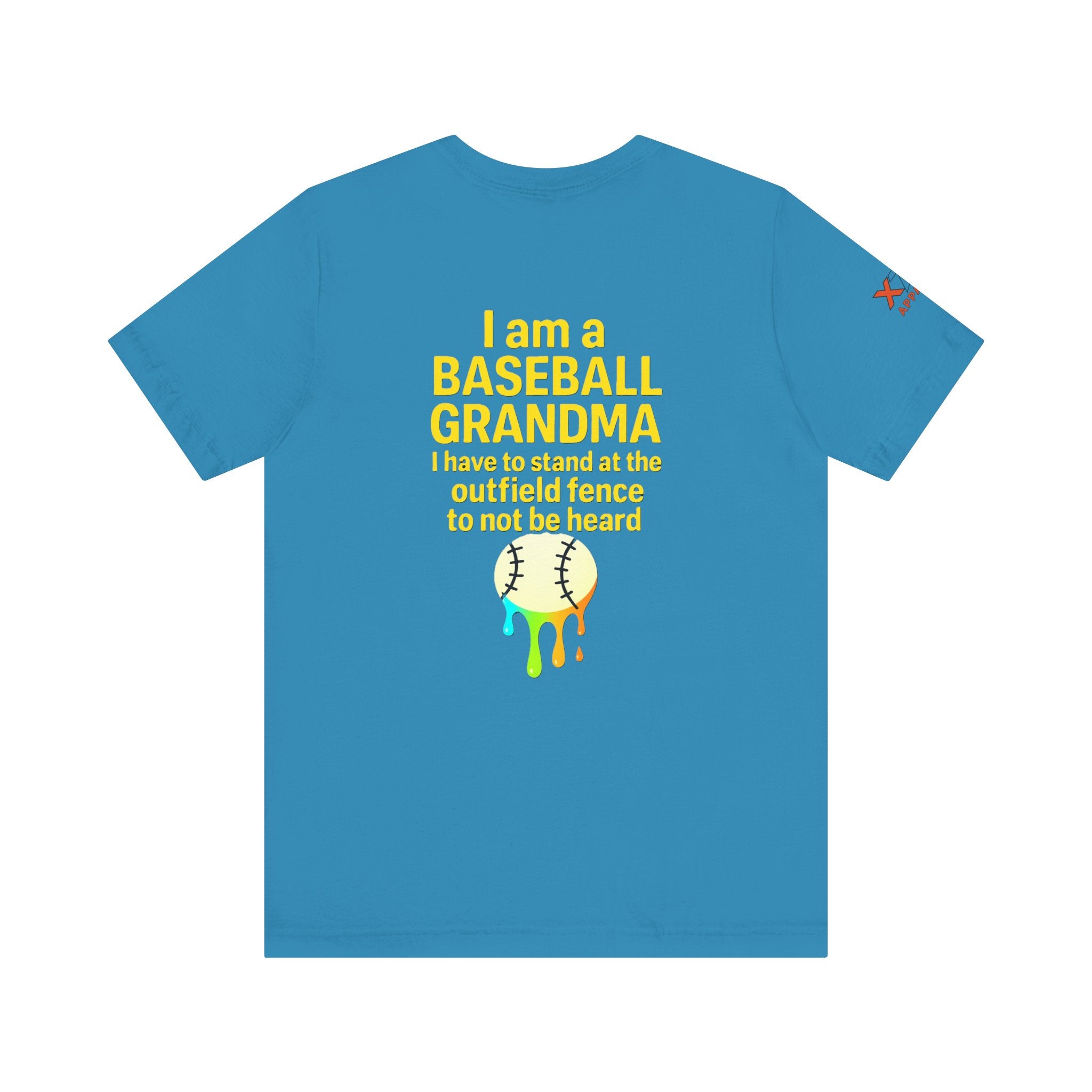 Baseball Grandma Not Heard DrippyTee, Funny Baseball Shirt, Gift for Grandma, Soft Cotton Top, Summer Baseball Outfit