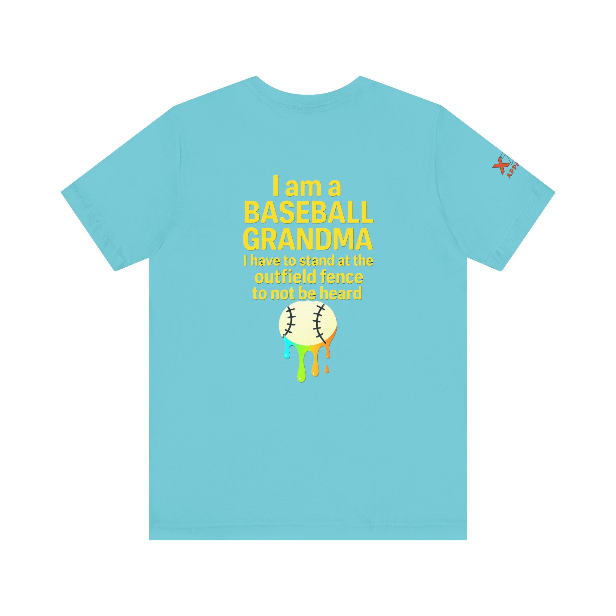 Baseball Grandma Not Heard DrippyTee, Funny Baseball Shirt, Gift for Grandma, Soft Cotton Top, Summer Baseball Outfit