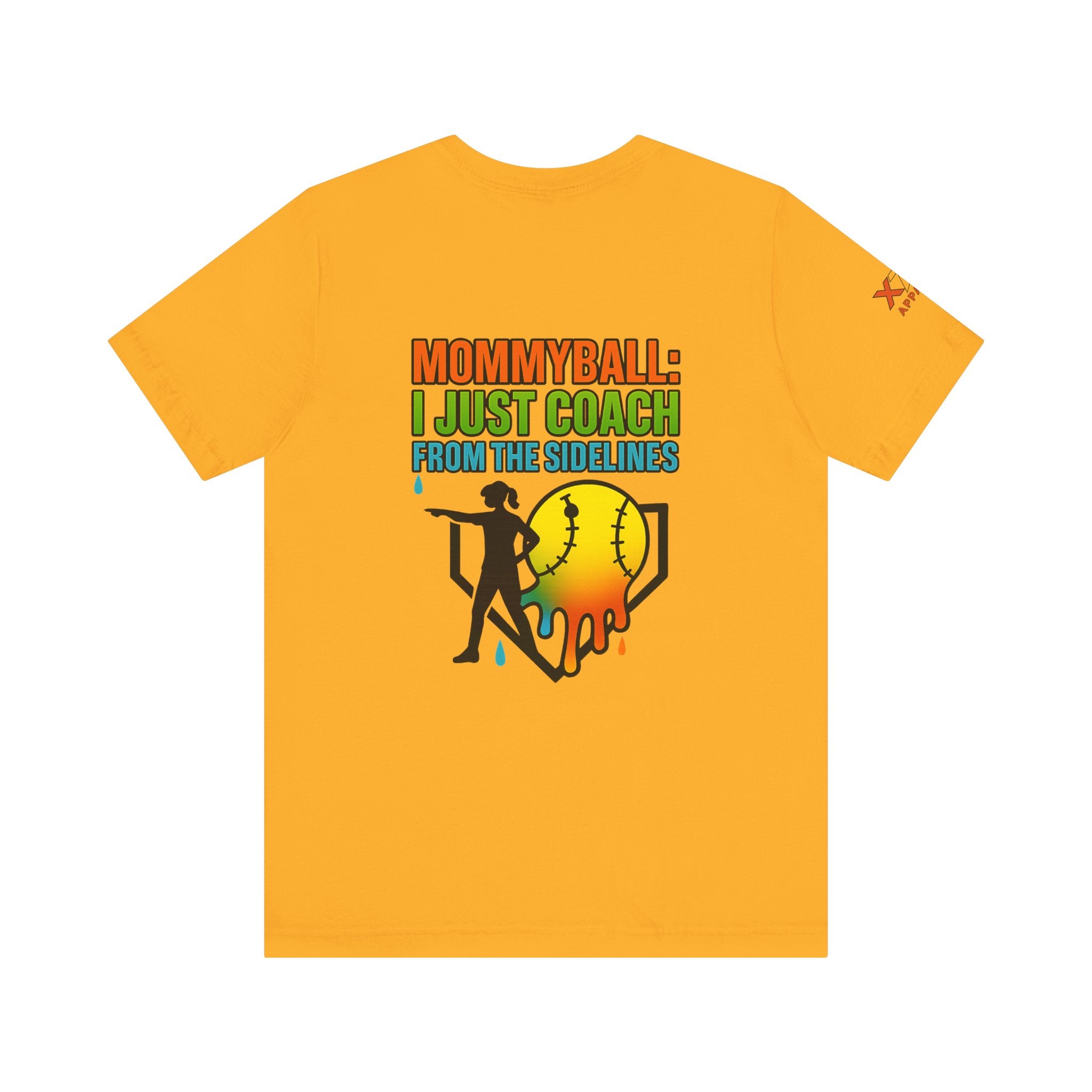 Mommyball Drippy Coach Tee - Unisex Jersey Short Sleeve T-Shirt, Softball Mom Gift, Sporty Graphic Tee, Coaching Shirt, Fun Sports Apparel
