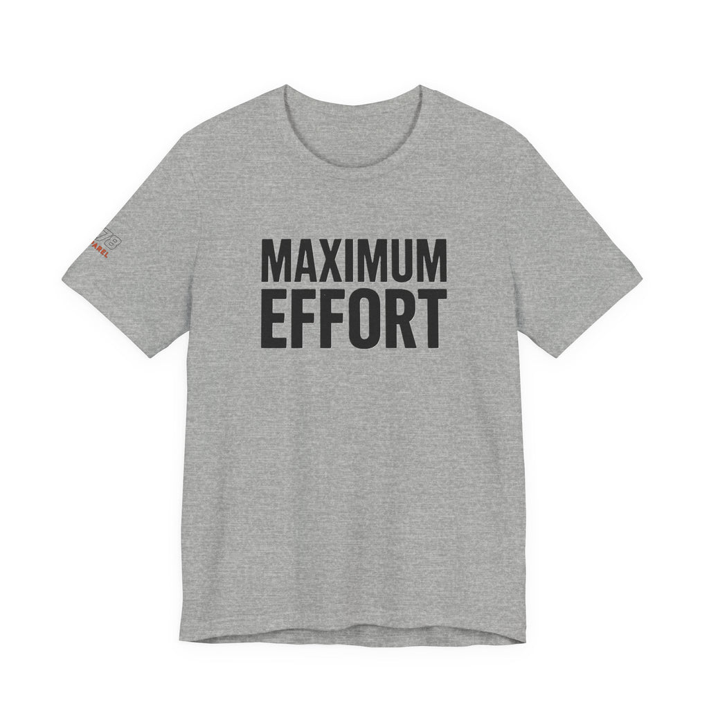 Maximum Effort  Motivational Apparel for Gym Lovers, Gift for Fitness Enthusiasts, Casual Wear, Birthday Gift, [...]