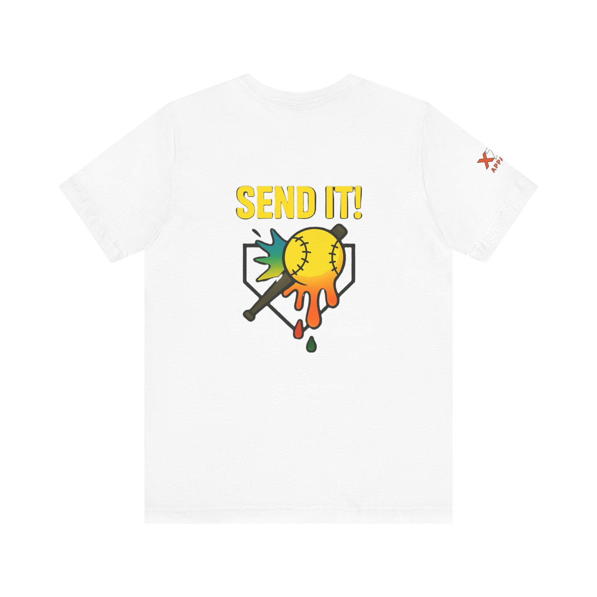 Send It Drippy Unisex Tee, Fun Sports Shirt, Gift for Athletes, Playful Casual Wear, Summer Essential