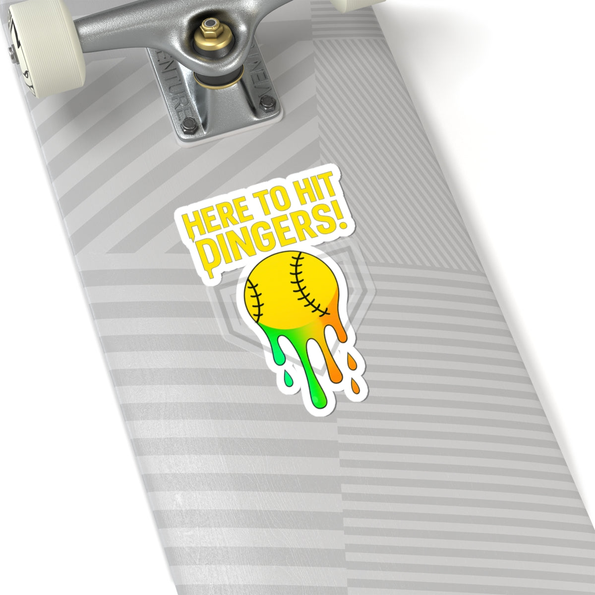 Drippy Here to Hit Dingers Sticker