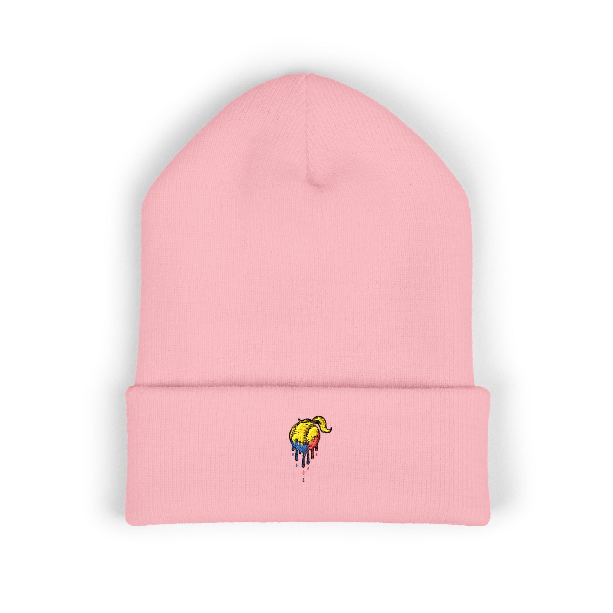 'Drippy' Embroidered Classic Cuffed Beanie - Cozy Winter Accessory for All, Perfect Gift for Birthdays, Holidays, and Outdoor Adventures