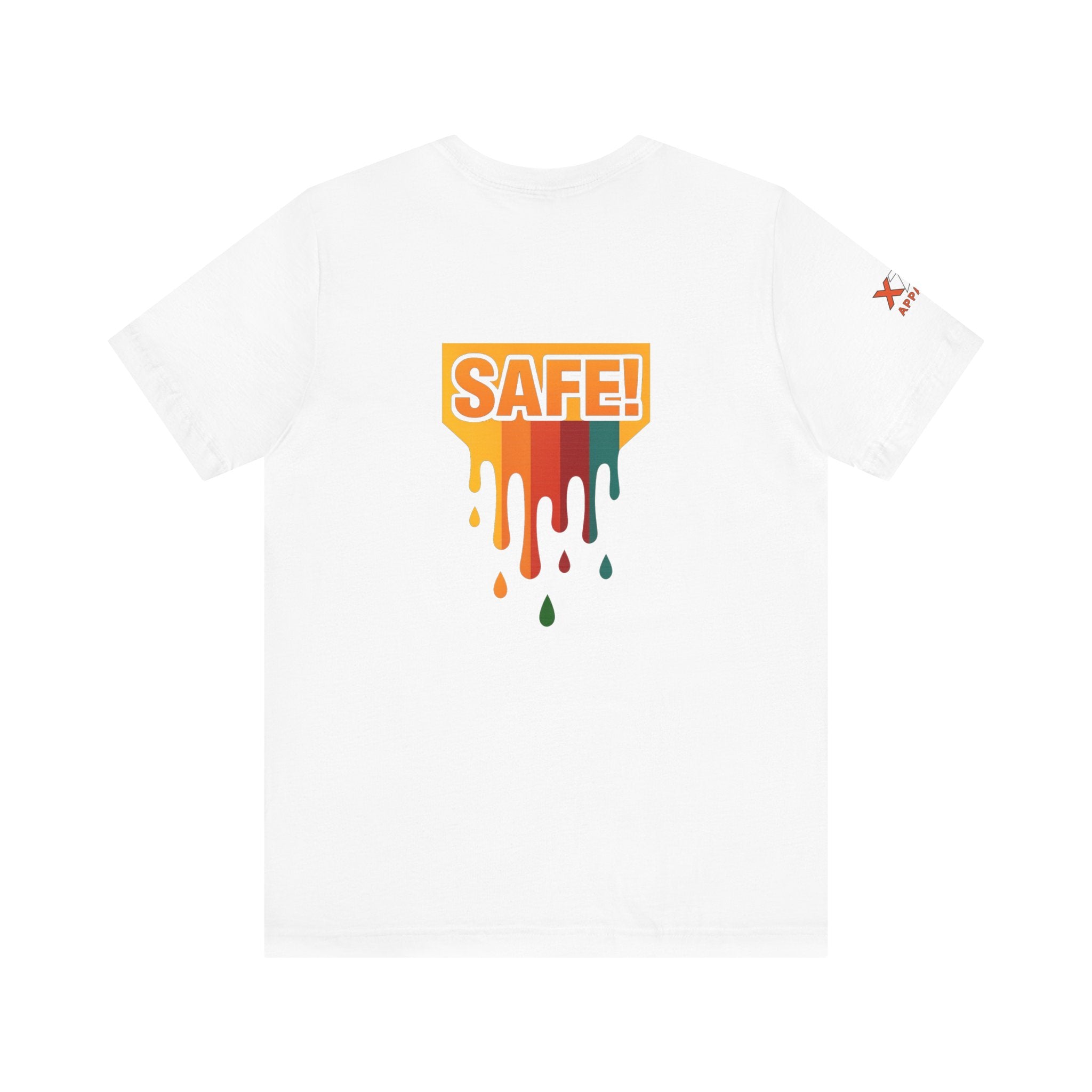 SAFE Drippy Unisex Jersey Tee for Casual Wear, Comfortable T-Shirt, Streetwear, Gift for Friends, Art Enthusiasts, Summer Style
