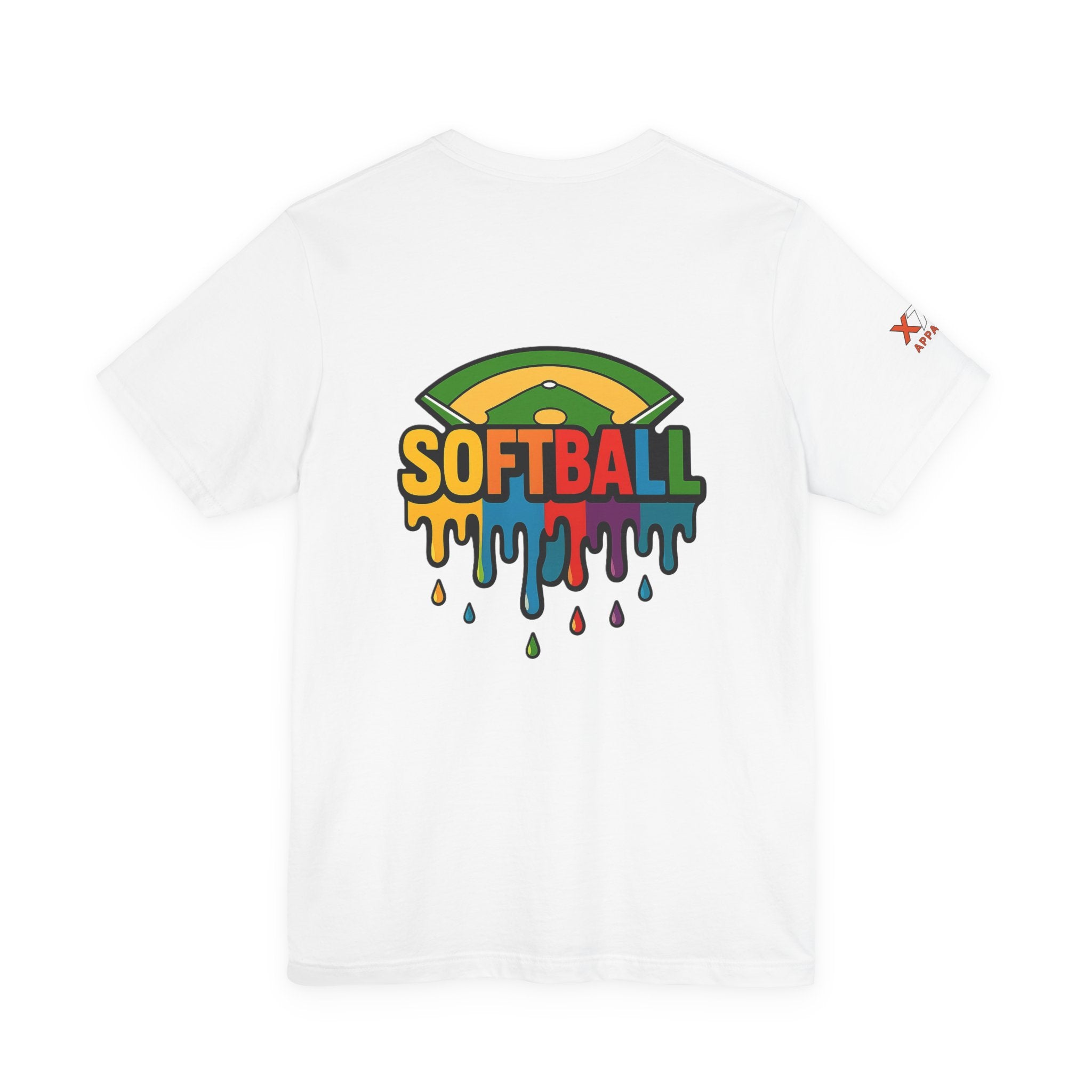 Softball Drippy Tee, Unisex Jersey Shirt, Sports Fan Apparel, Gift for Athletes, Casual Summer Top, Fun Team Spirit T-Shirt