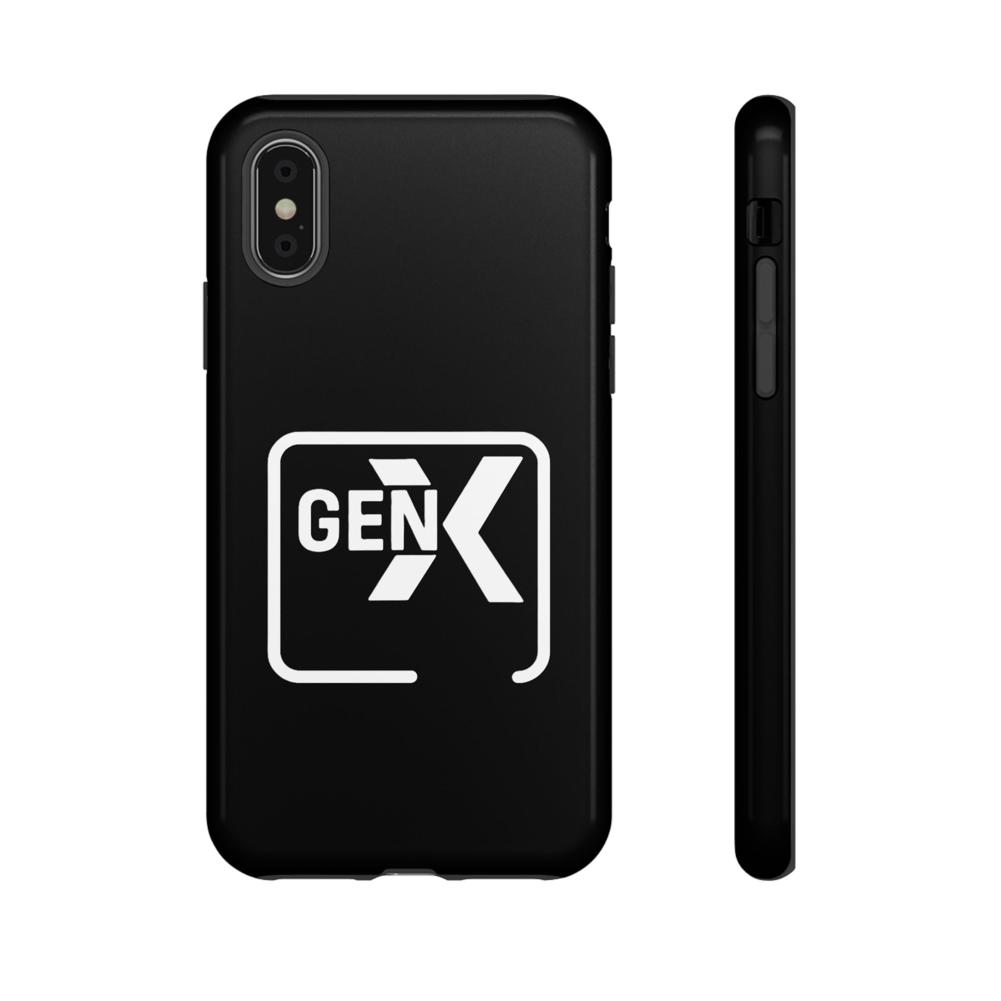 'Gen X' Phone Case, Tough Phone Cover, Retro Aesthetic iPhone Case, Vintage Style Cell Phone Accessories, Gift for Gen X
