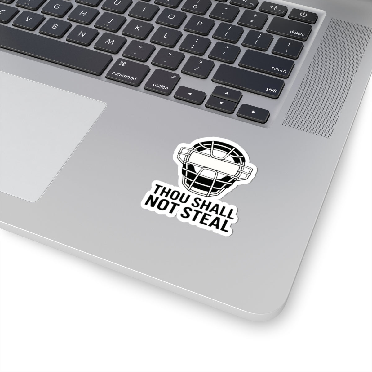 Thou Shall Not Steel  Sticker