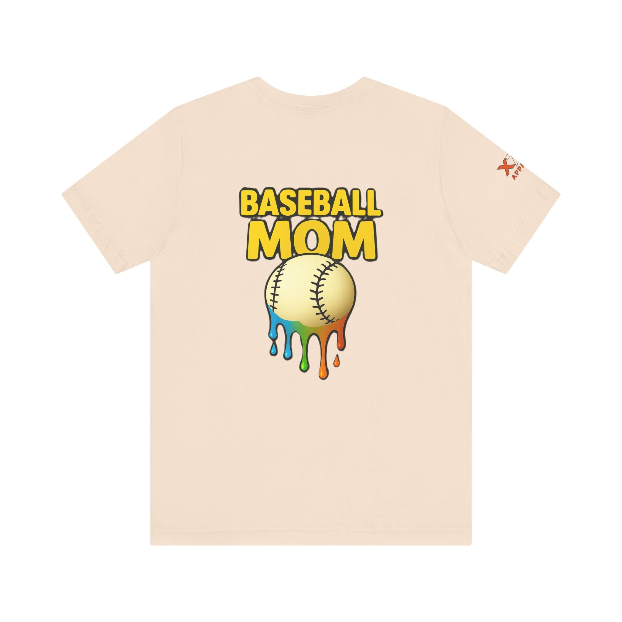 Baseball Mom Drippy Tee - Fun Unisex Jersey Short Sleeve T-Shirt, Perfect Gift for Sports Moms, Game Day Apparel, Mother's Day Gift, Summer Attire