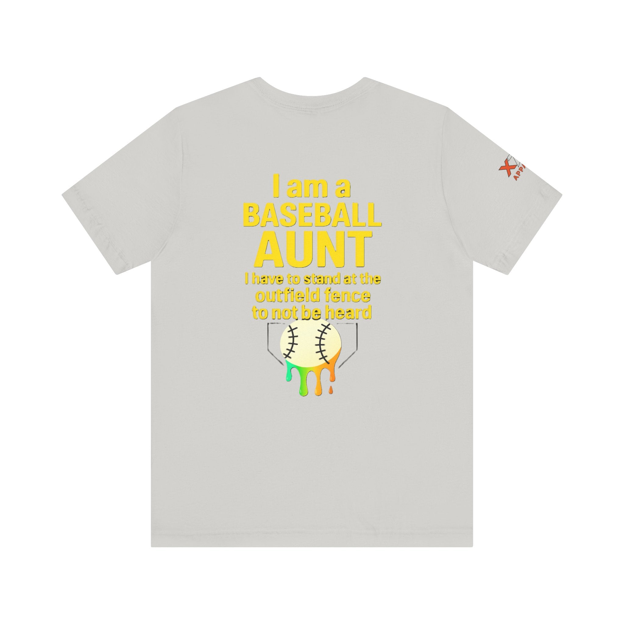 Baseball Aunt Not Heard Drippy Tee, Fun Baseball Shirt, Gifts for Sports Moms, Summer Apparel, Soft Cotton T-Shirt, Game Day Outfit
