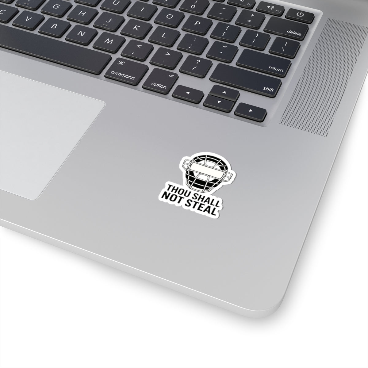 Thou Shall Not Steel  Sticker