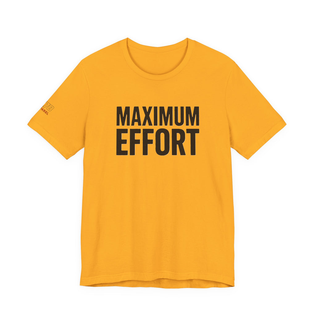 Maximum Effort  Motivational Apparel for Gym Lovers, Gift for Fitness Enthusiasts, Casual Wear, Birthday Gift, [...]