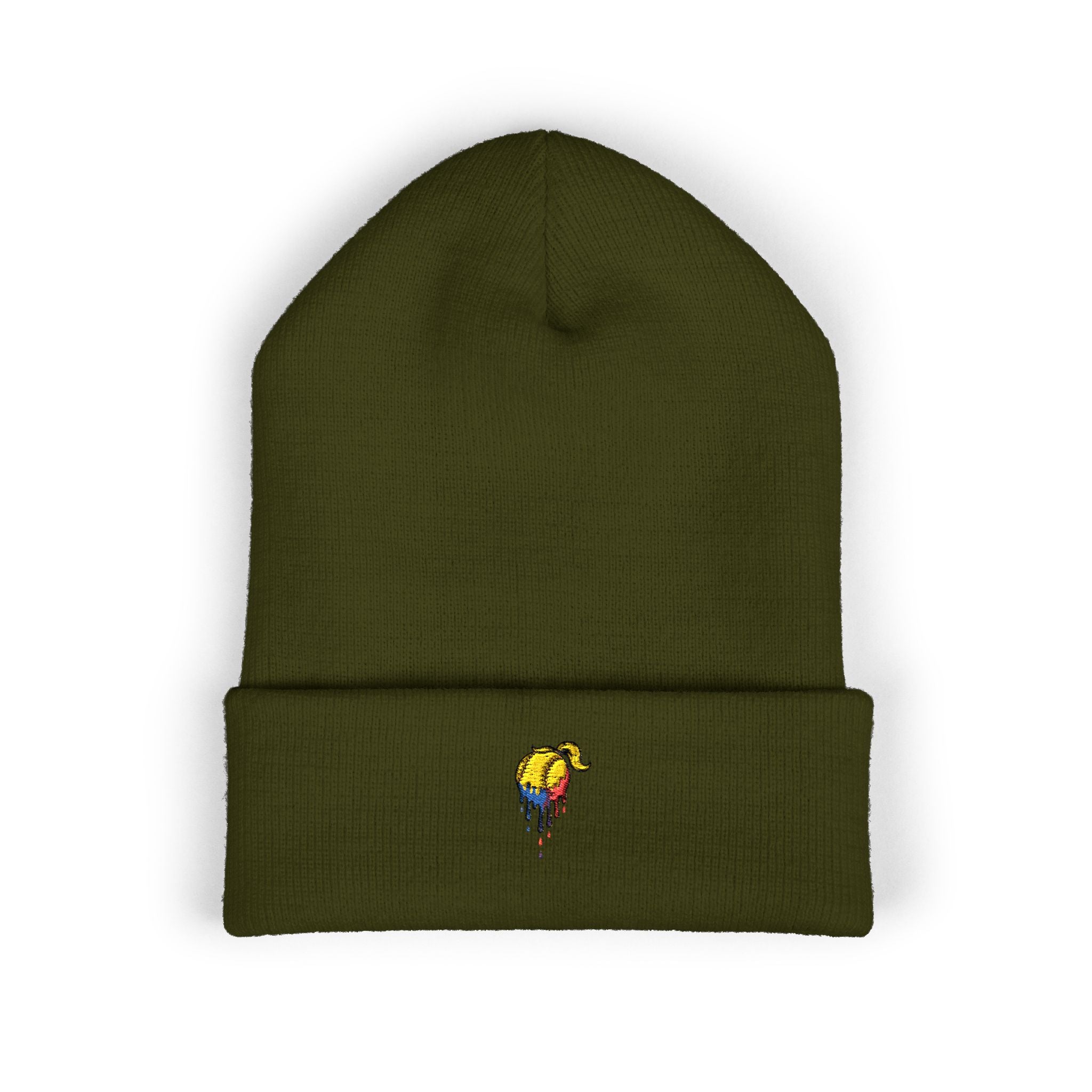 'Drippy' Embroidered Classic Cuffed Beanie - Cozy Winter Accessory for All, Perfect Gift for Birthdays, Holidays, and Outdoor Adventures