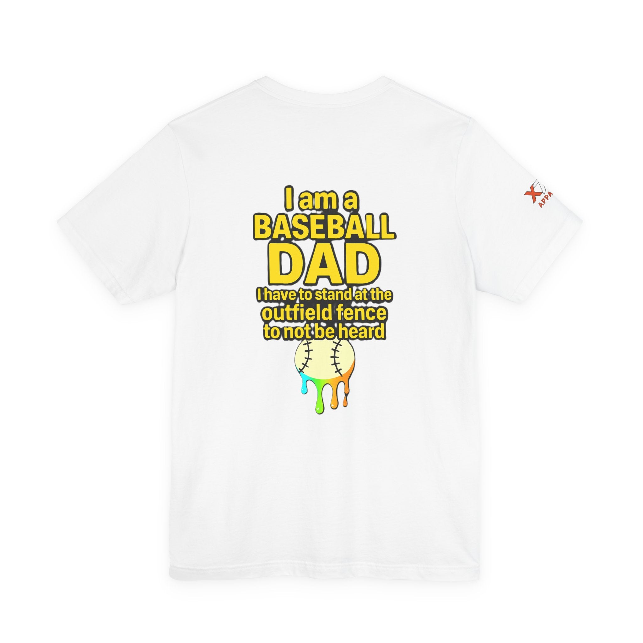 Baseball Dad Not Heard Drippy T-Shirt, Unisex Jersey Tee, Father's Day Gift, Sports Apparel, Outdoor Fun, Parenting Humor Shirt