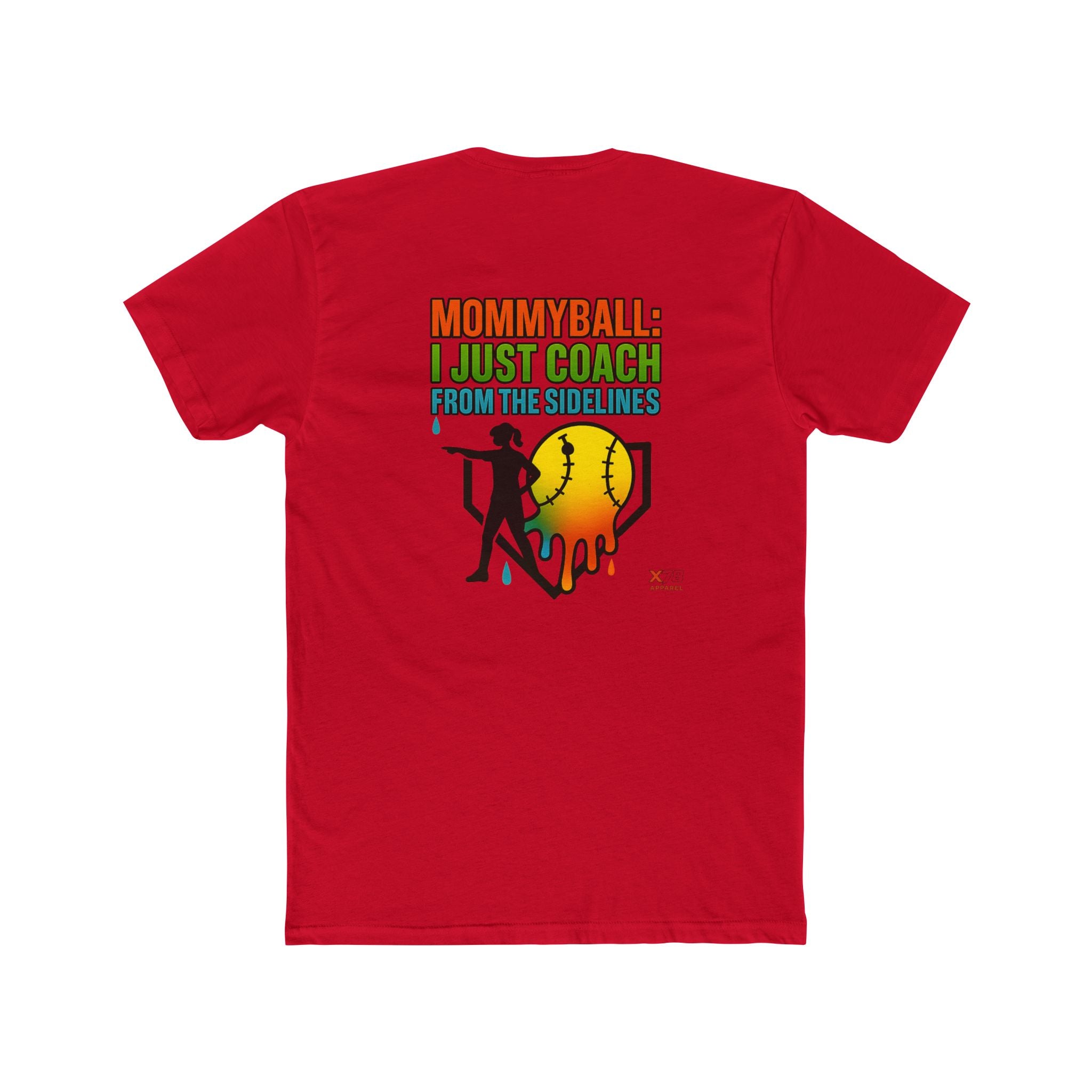 'Mommyball' Unisex  Coach Tee - Perfect for Sports Moms, Soft Cotton Tee, Gifts for Coaches, Athletic Apparel, Casual Wear