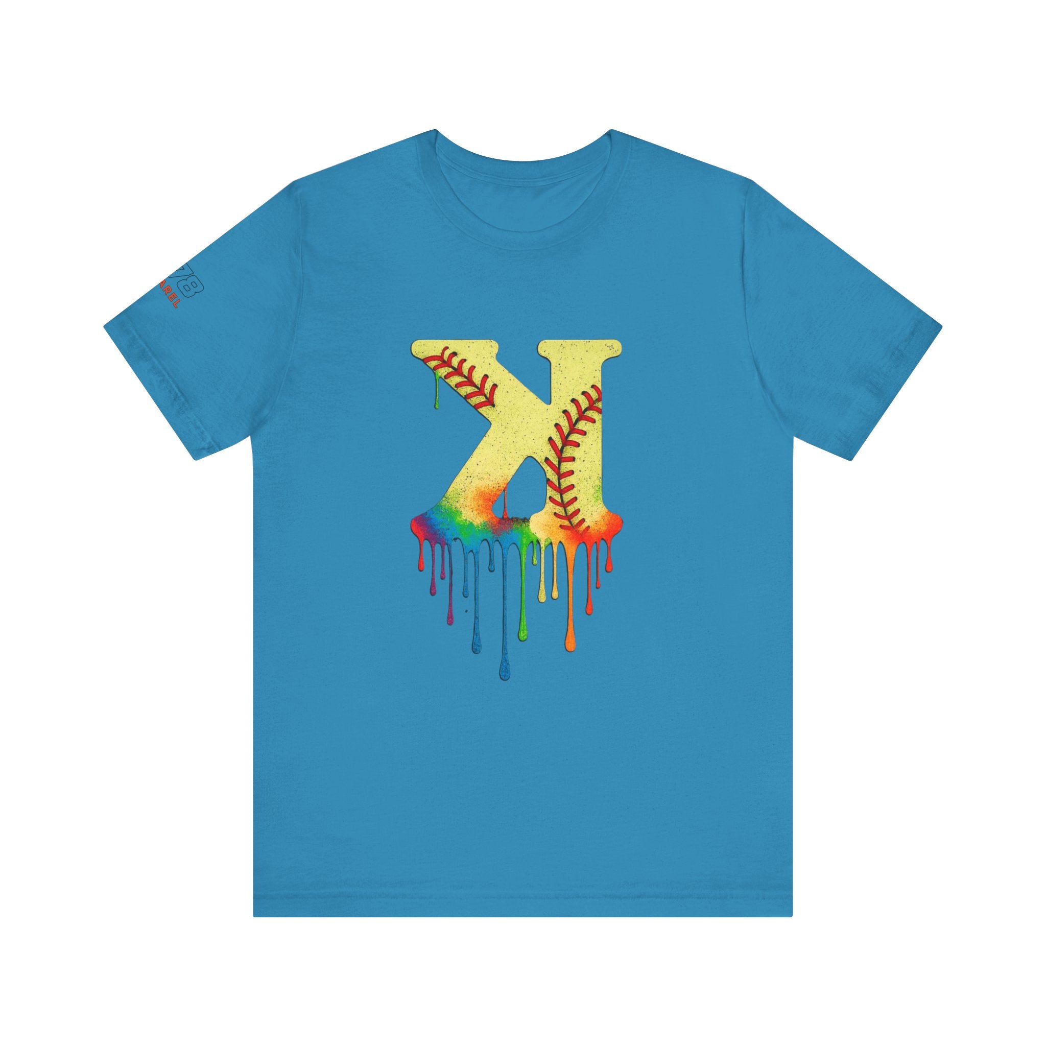 Softball Strikeout Drippy Graphic Tee, Perfect for Sports Fans, Gift for Athletes, Casual Wear, Summer Outfits, Team Spirit Apparel