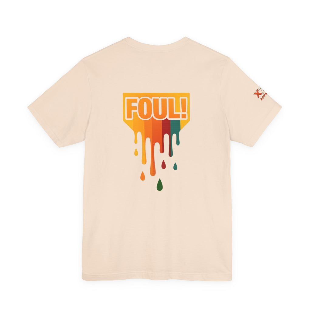 Foul Drippy Graphic Tee, Unisex Short Sleeve Shirt, Casual Streetwear, Perfect for Sports Fans, Gift for Friends