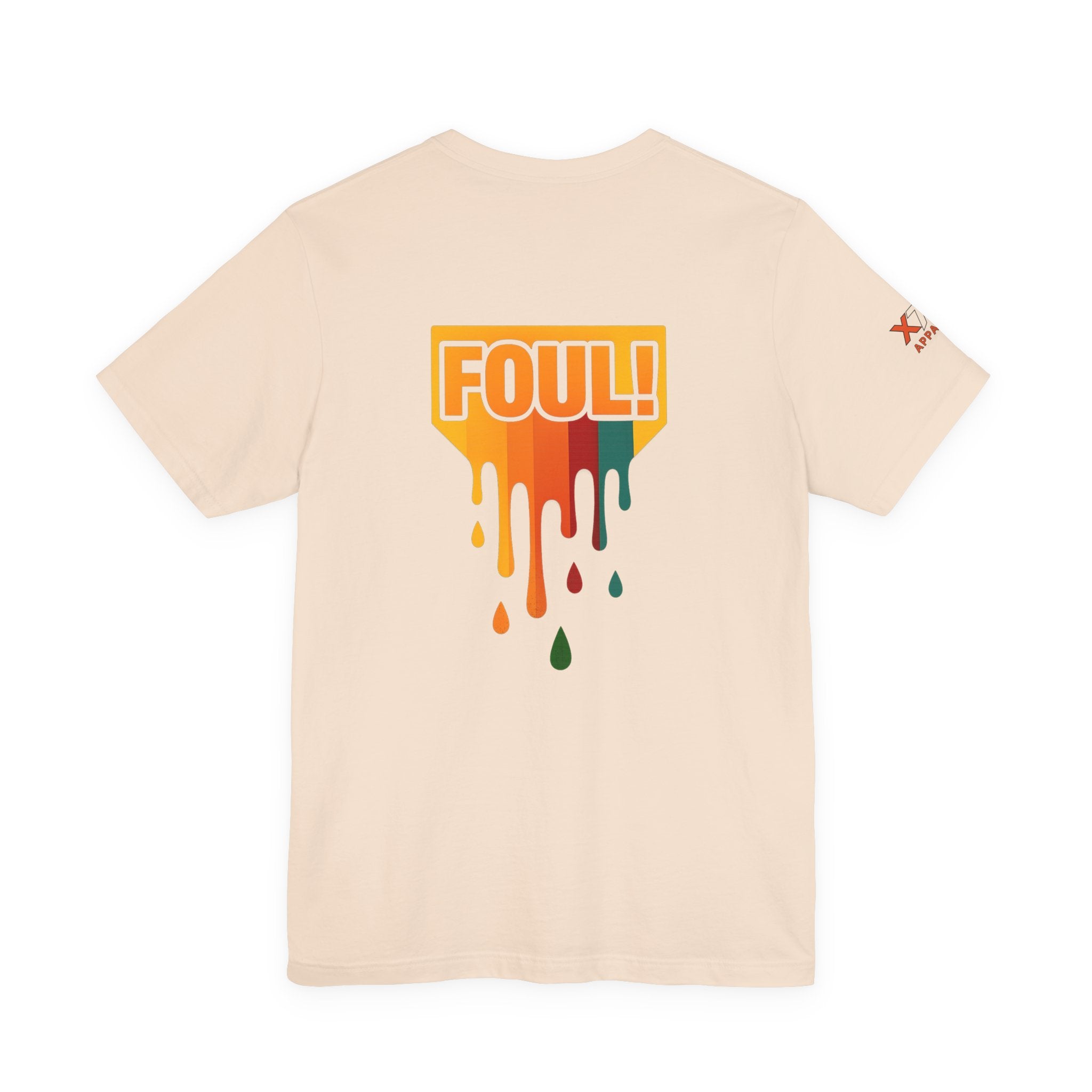 Foul Drippy Graphic Tee, Unisex Short Sleeve Shirt, Casual Streetwear, Perfect for Sports Fans, Gift for Friends