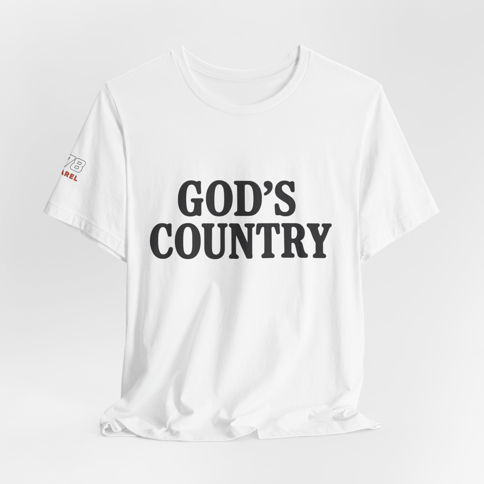 God's Country Tee, Casual Wear, Outdoor Activities, Faith-Based Apparel, Gift for Believers, Summer Wardrobe