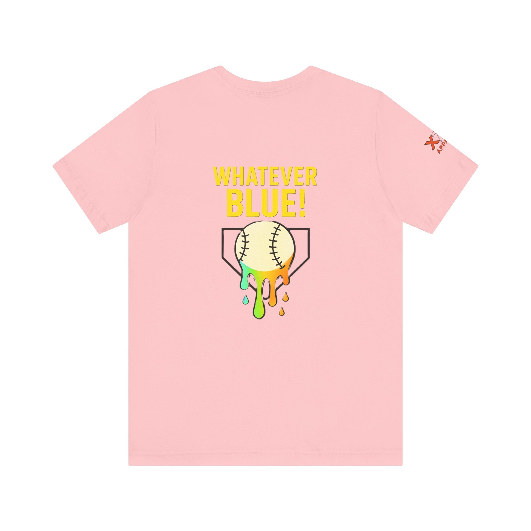 Whatever Blue Drippy Cool Sports Graphic Tee for Casual Wear, Perfect for Gamers and Event Attendees, Ideal Gift for Birthdays, Casual Outings