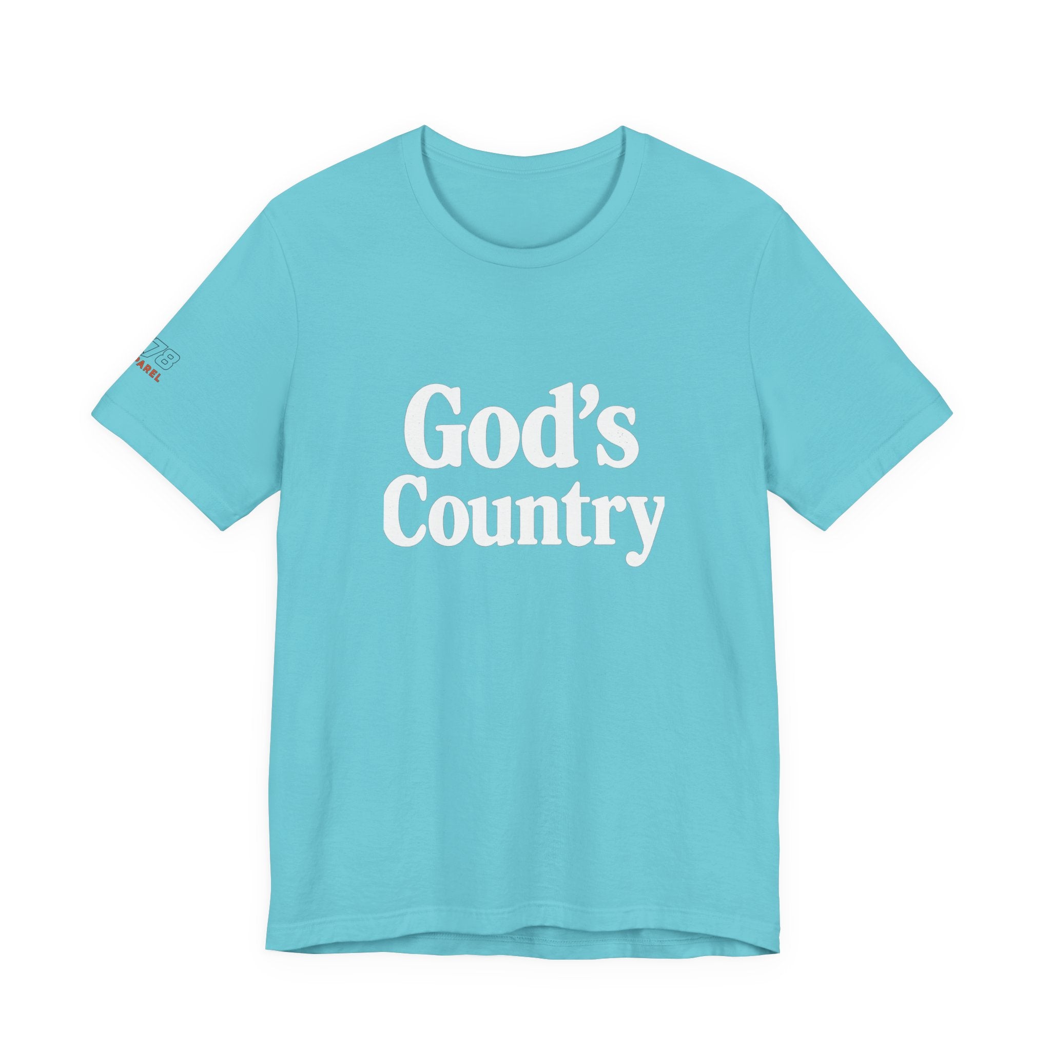 God's Country Tee, Casual Wear, Outdoor Activities, Faith-Based Apparel, Gift for Believers, Summer Wardrobe