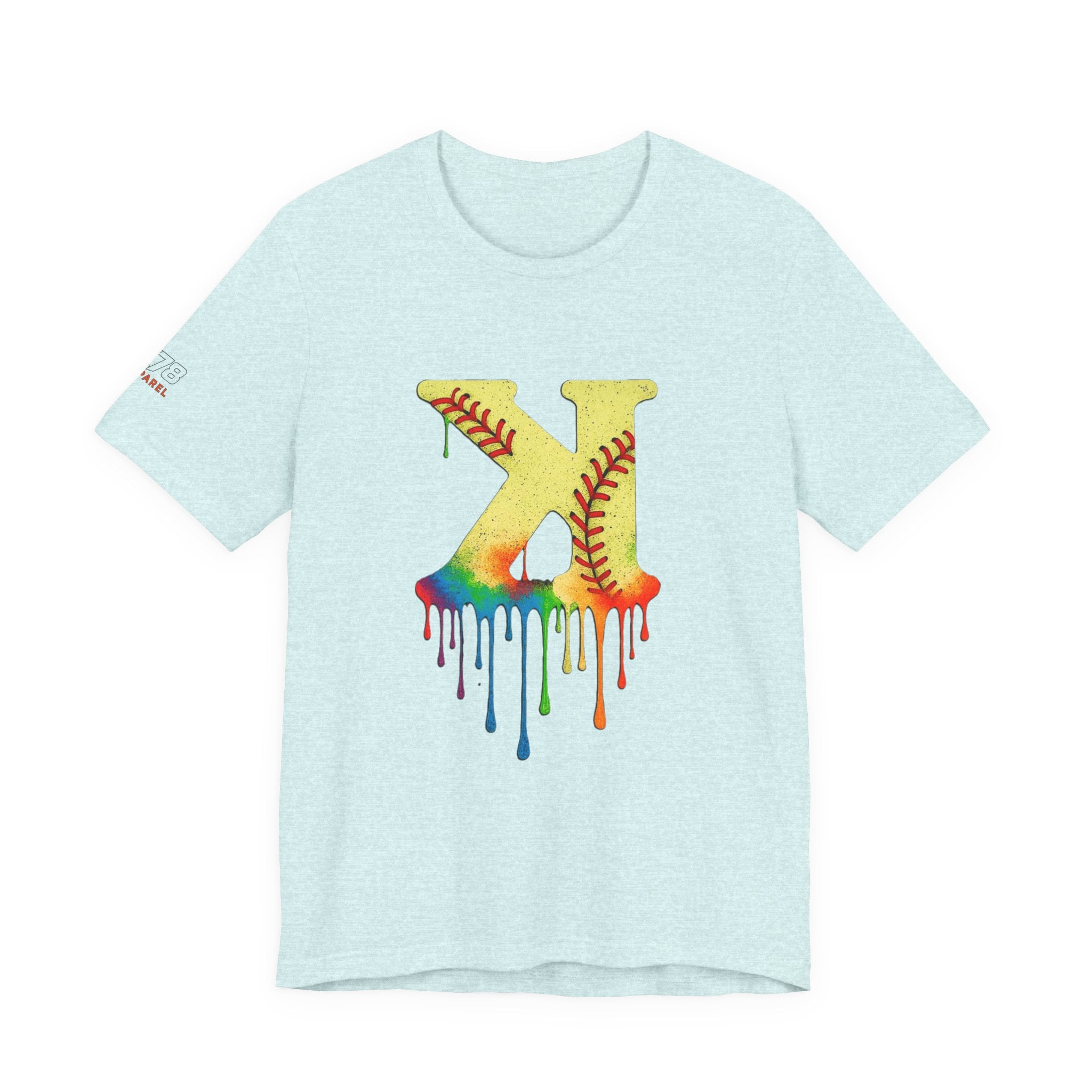 Softball Strikeout Drippy Graphic Tee, Perfect for Sports Fans, Gift for Athletes, Casual Wear, Summer Outfits, Team Spirit Apparel
