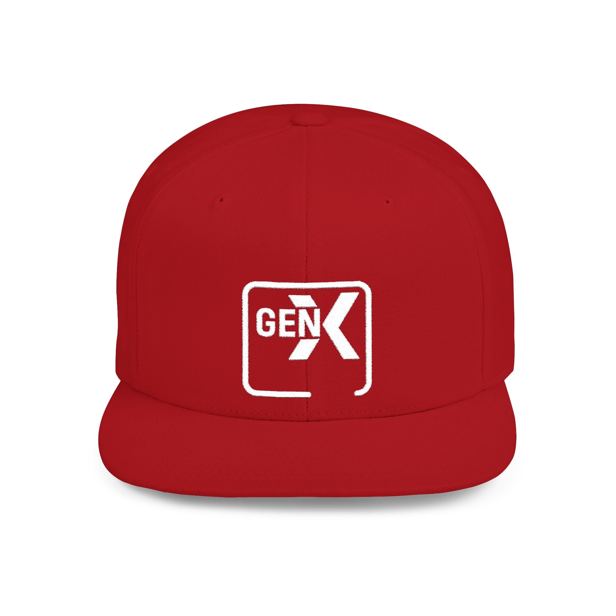 'Gen X' Stylish Flat Bill Snapback Cap | Trendy Streetwear Hat for Everyday Use, Gifts, Fashion Accessory, Casual Summer Style