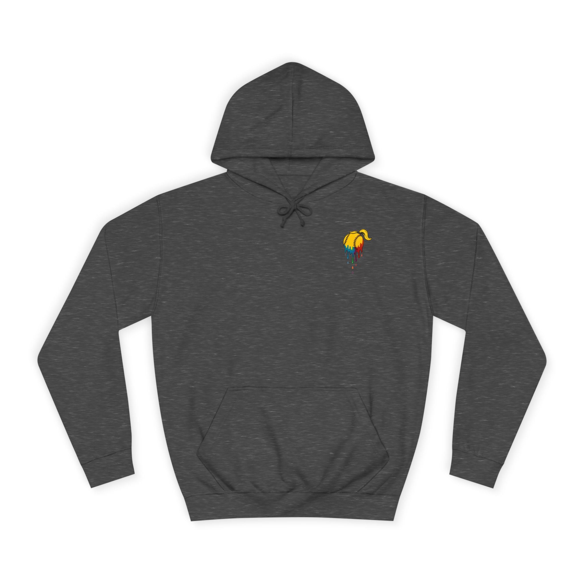 'Blue?' Colorful Graphic Unisex College Hoodie, Casual Wear, Trendy Sweatshirt, Gift for Students, College Apparel, Fun Streetwear
