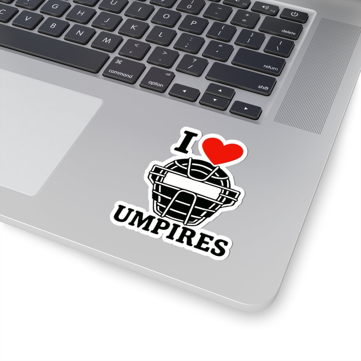 I Love Umpires Kiss-Cut Stickers - Fun Sports Decals, Unique Gifts for Umpires, Baseball Fans, Coaches, Sports Decor