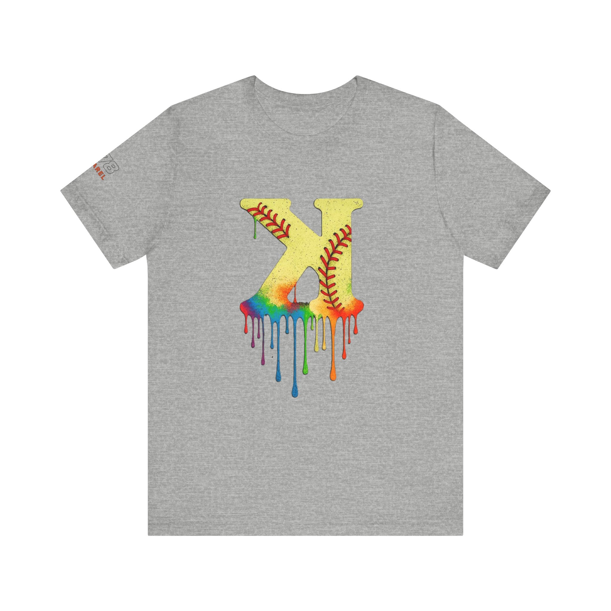 Softball Strikeout Drippy Graphic Tee, Perfect for Sports Fans, Gift for Athletes, Casual Wear, Summer Outfits, Team Spirit Apparel