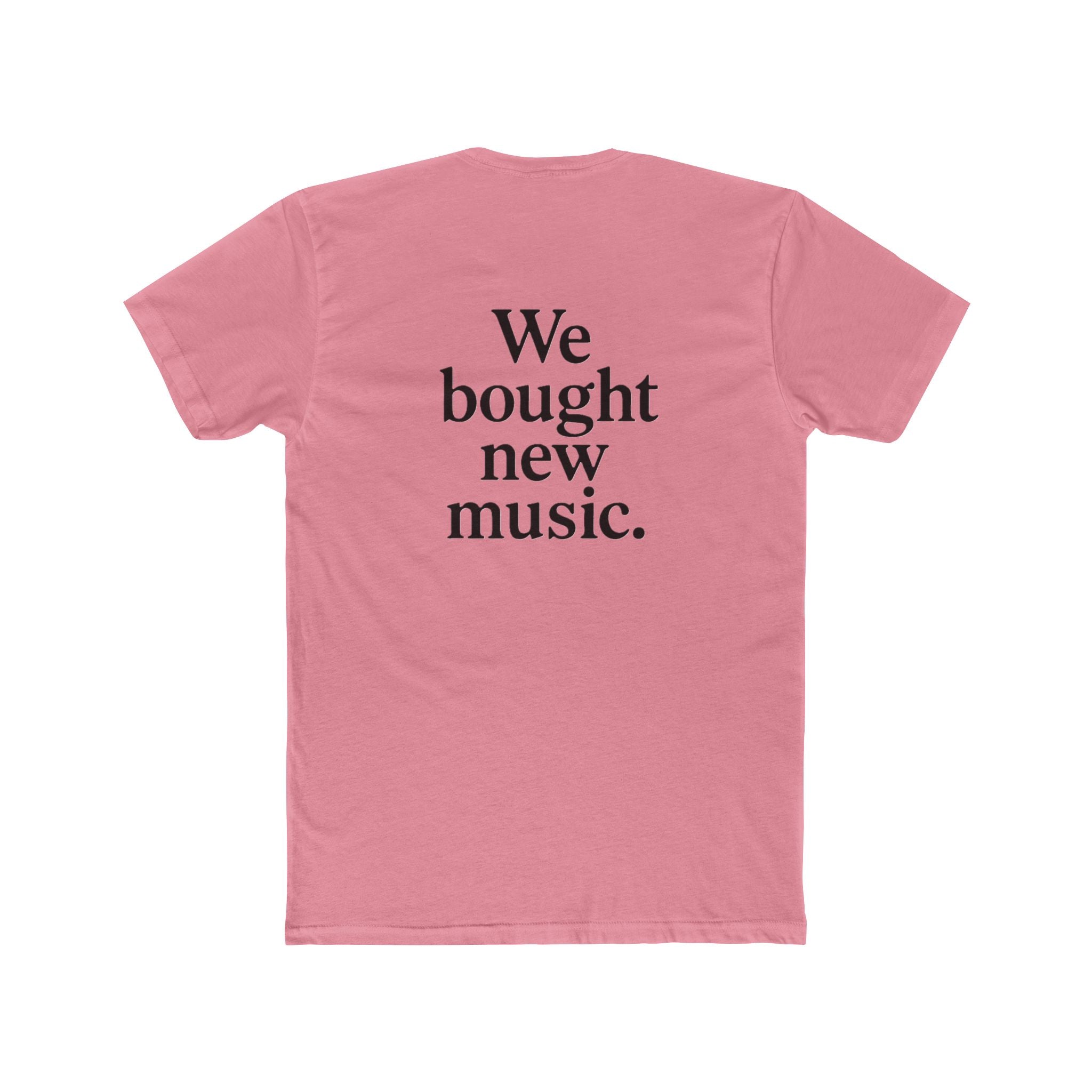 'Gen X We bought new music' Music Lover's Unisex Cotton Crew Tee - 'We Bought New Music' T-Shirt, Casual Wear, Gift for Music Lovers, Concert Tee, Everyday Comfort