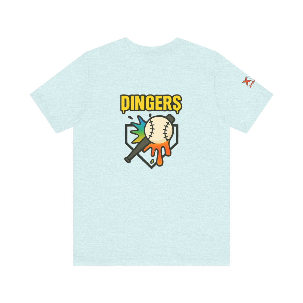 Dingers Baseball Graphic Tee, Unisex Sports Shirt, Dingers Baseball Tee, Trendy Sportswear, Perfect Gift for Athletes