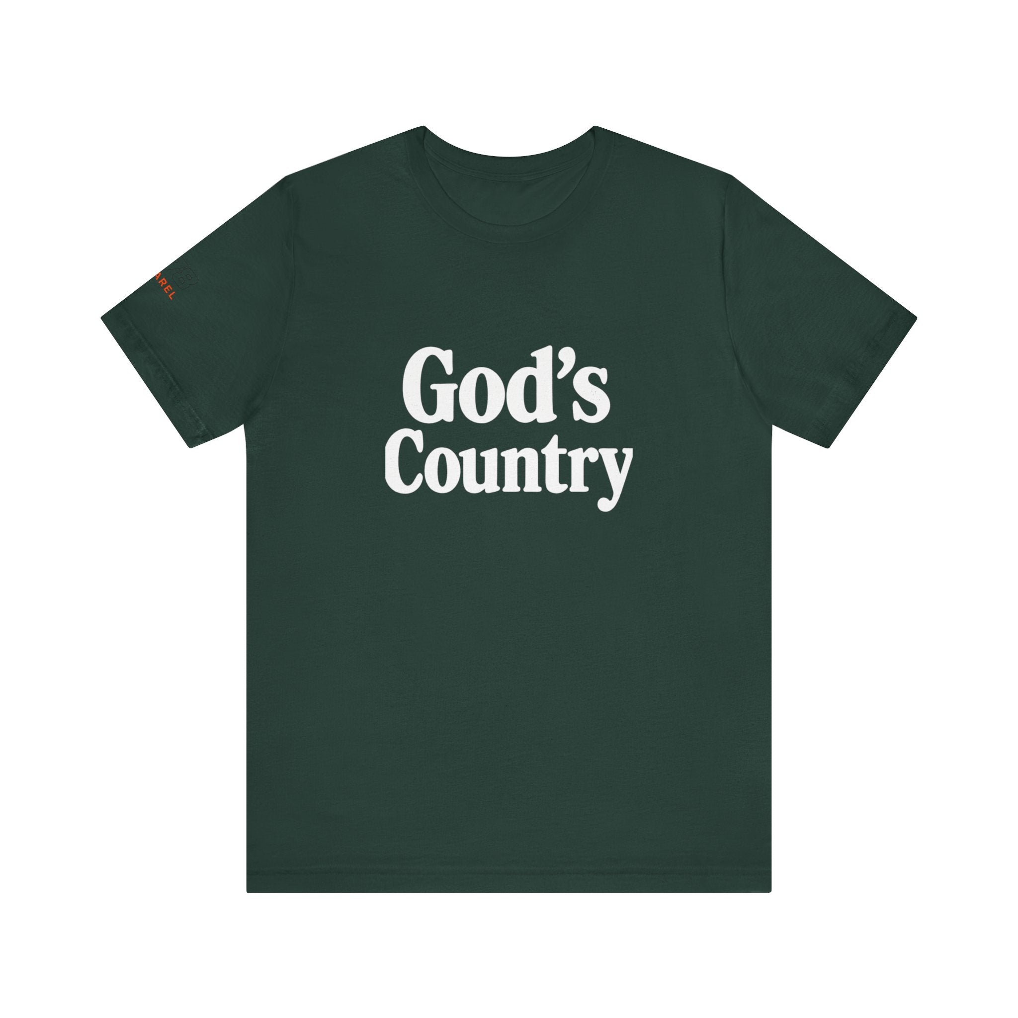 God's Country Tee, Casual Wear, Outdoor Activities, Faith-Based Apparel, Gift for Believers, Summer Wardrobe