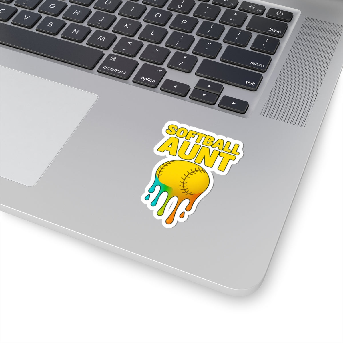 Drippy Softball Aunt Sticker