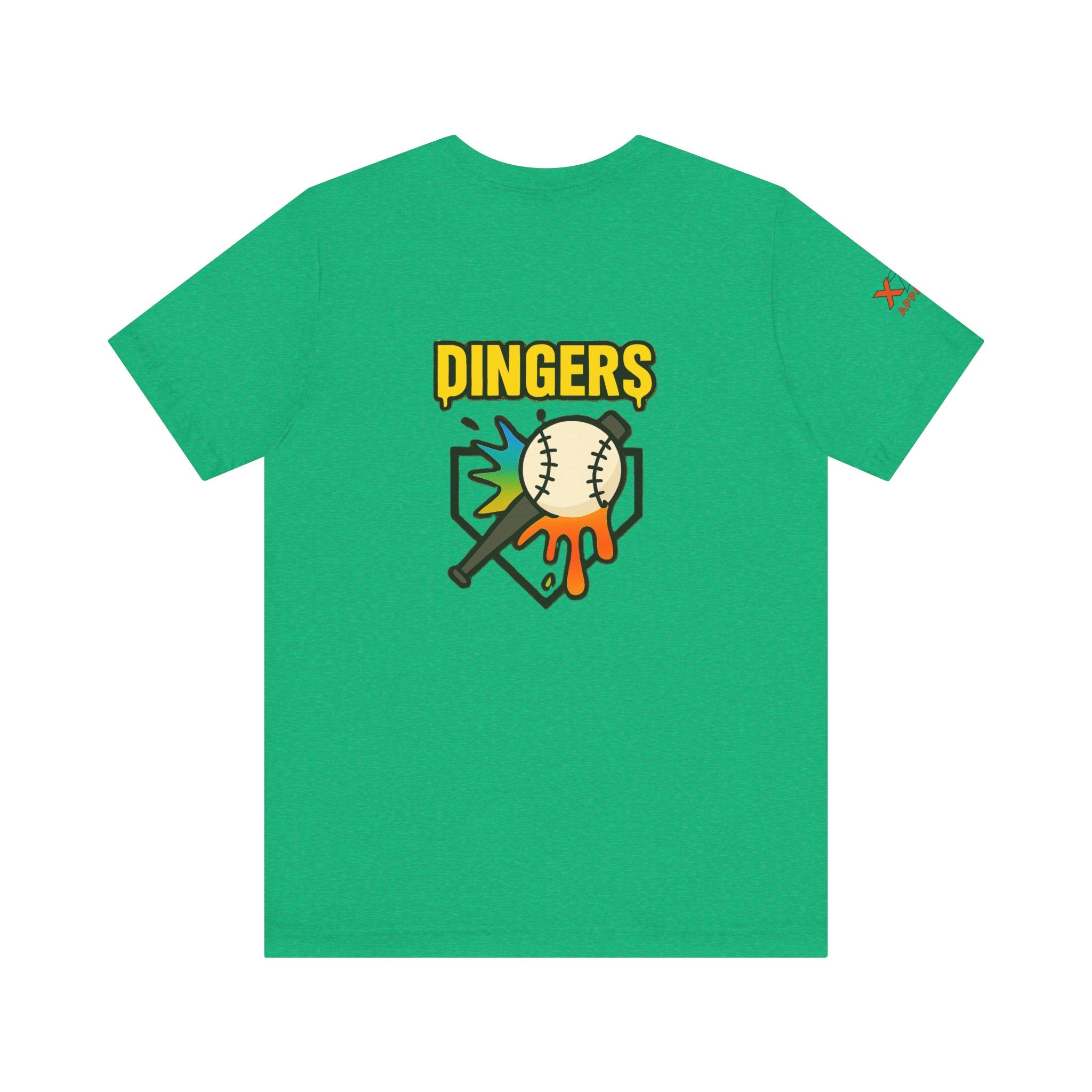 Dingers Baseball Graphic Tee, Unisex Sports Shirt, Dingers Baseball Tee, Trendy Sportswear, Perfect Gift for Athletes
