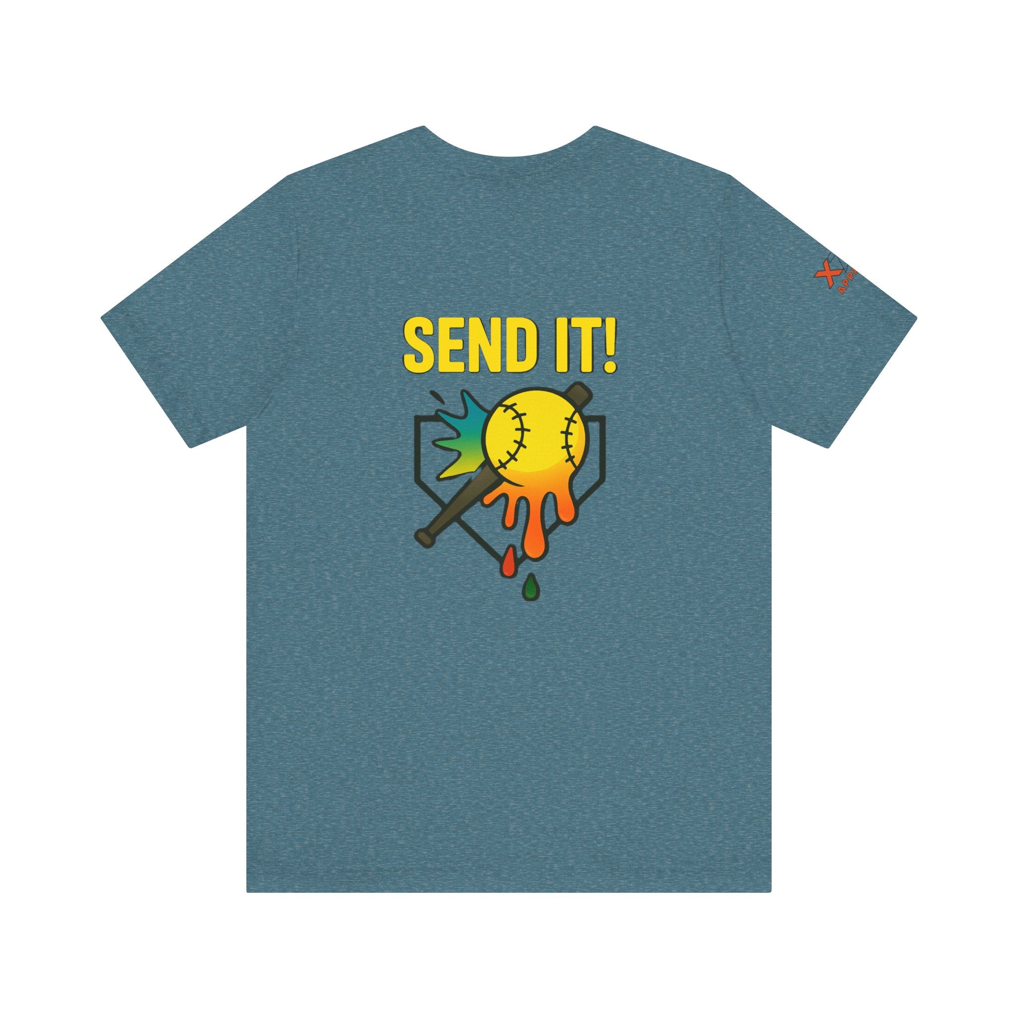 Send It Drippy Unisex Tee, Fun Sports Shirt, Gift for Athletes, Playful Casual Wear, Summer Essential