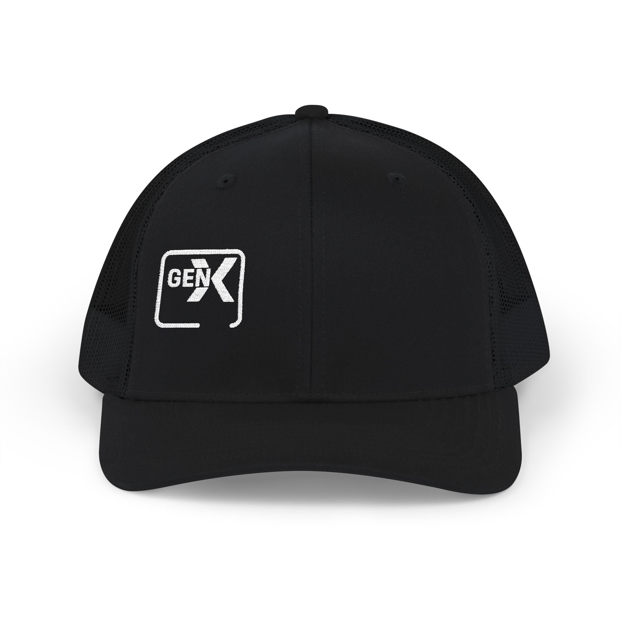 'Gen X' Stylish Snapback Trucker Cap for Everyday Wear, Embroidered Hat, Trendy Baseball Cap, Outdoor Cap for Men and Women