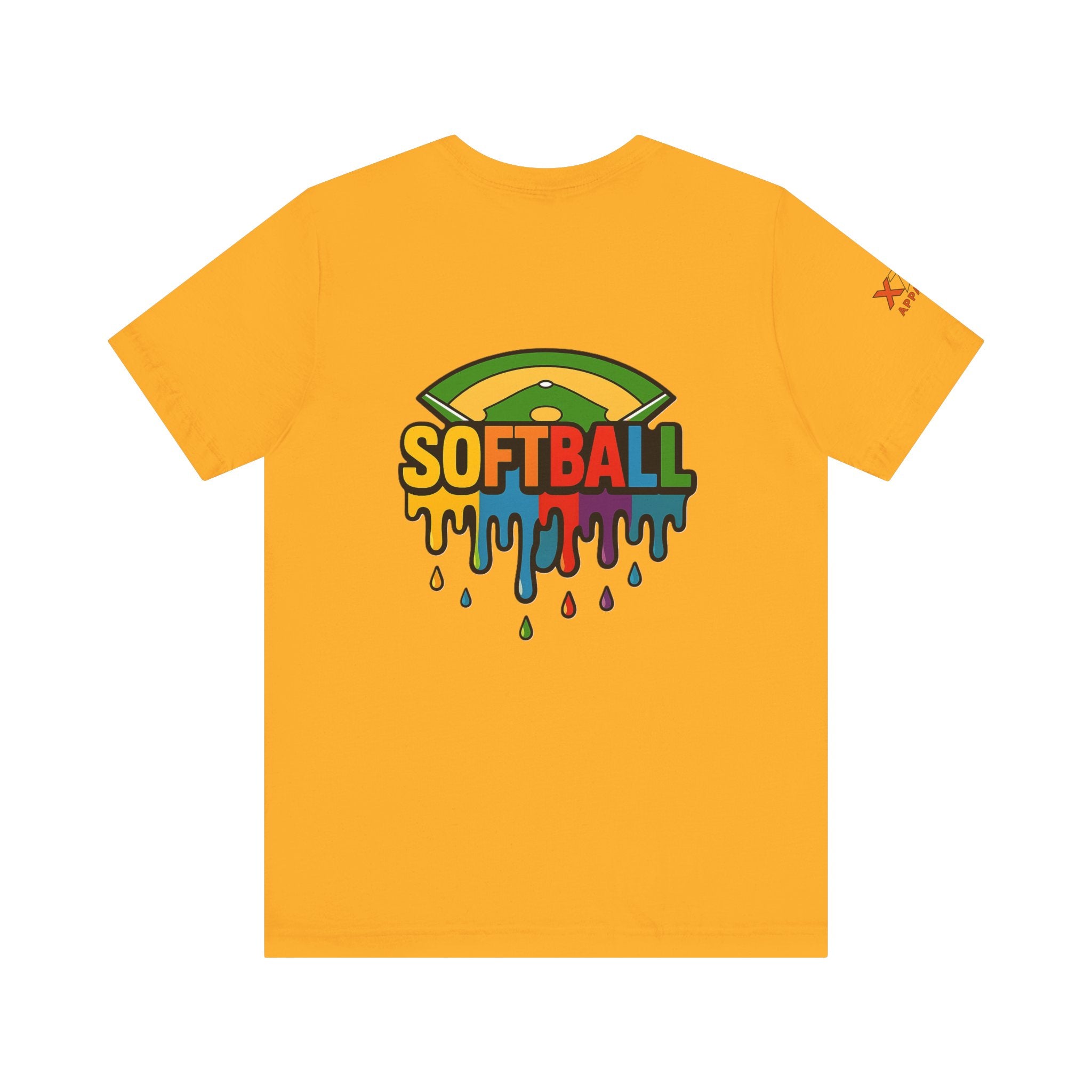 Softball Drippy Tee, Unisex Jersey Shirt, Sports Fan Apparel, Gift for Athletes, Casual Summer Top, Fun Team Spirit T-Shirt