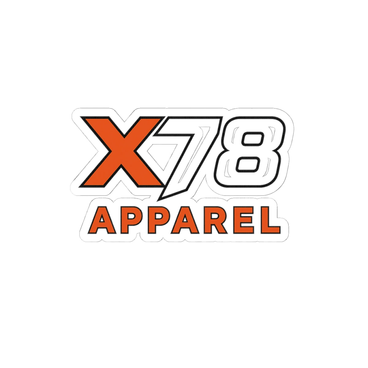 X78 Apparel Sticker