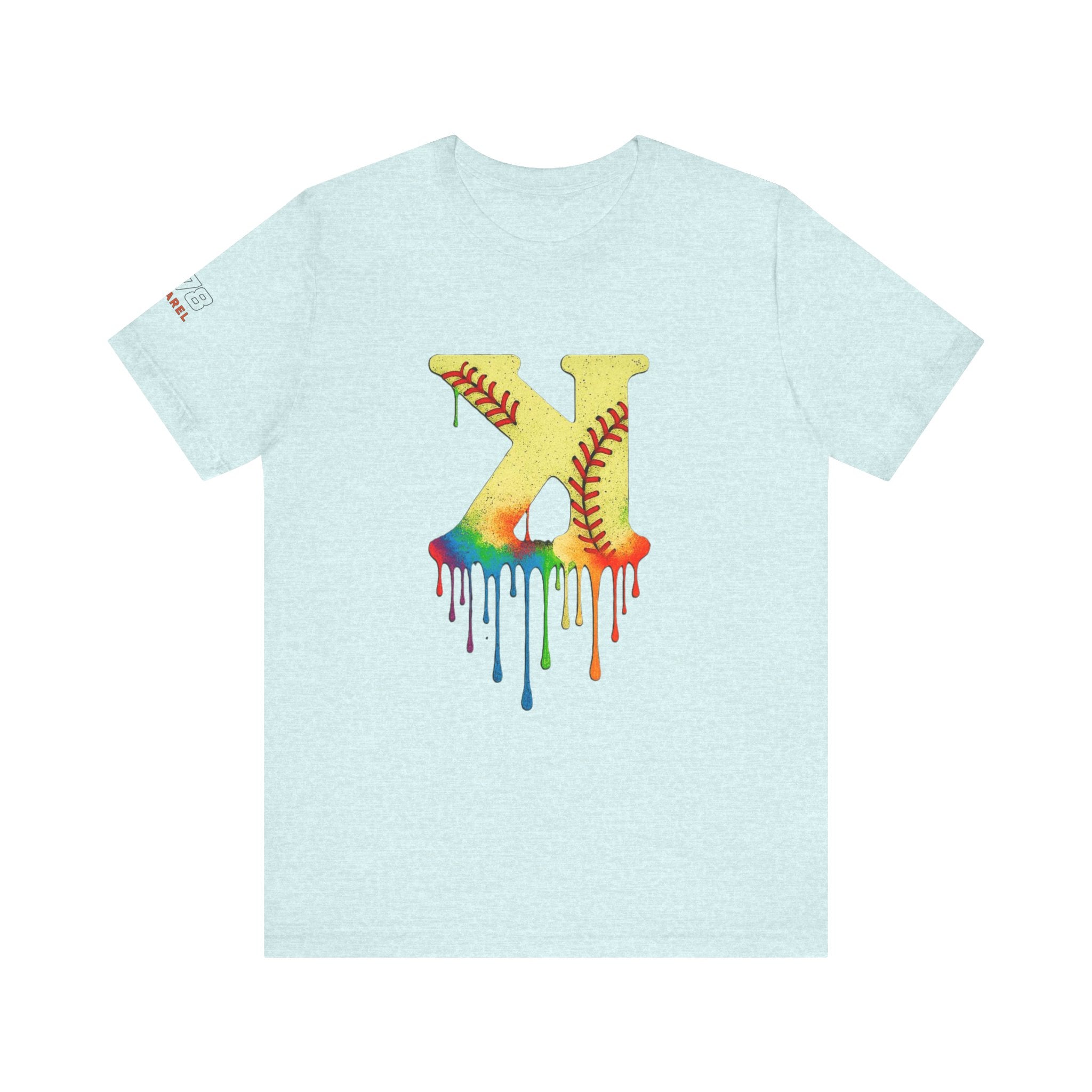 Softball Strikeout Drippy Graphic Tee, Perfect for Sports Fans, Gift for Athletes, Casual Wear, Summer Outfits, Team Spirit Apparel