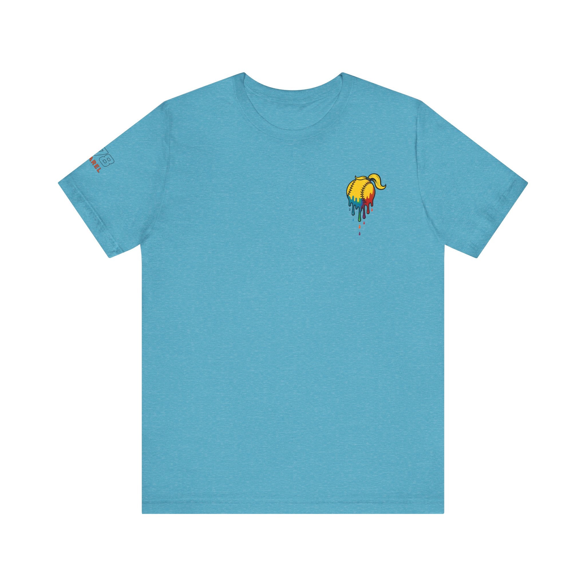 Mommyball Drippy Coach Tee - Unisex Jersey Short Sleeve T-Shirt, Softball Mom Gift, Sporty Graphic Tee, Coaching Shirt, Fun Sports Apparel