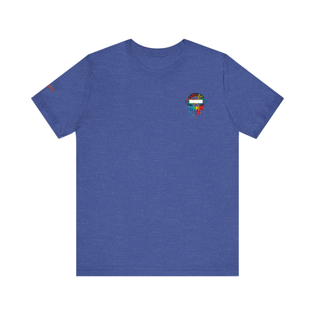 Nice Call Blue Drippy Cool Graphic Tee for Casual Vibes, Perfect for Everyday Wear, Music Festivals, Birthdays, Summer Outings, Unisex Style