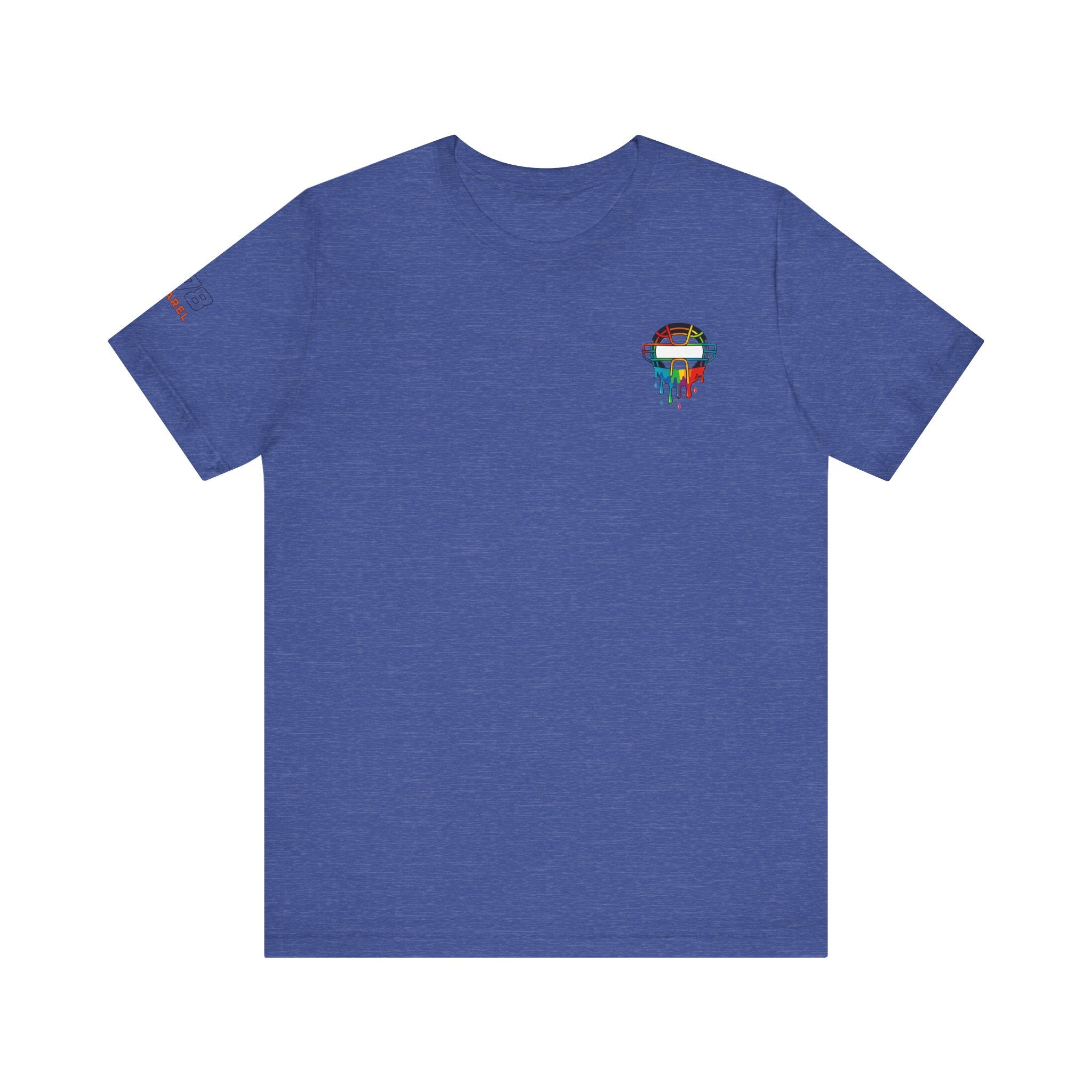Nice Call Blue Drippy Cool Graphic Tee for Casual Vibes, Perfect for Everyday Wear, Music Festivals, Birthdays, Summer Outings, Unisex Style