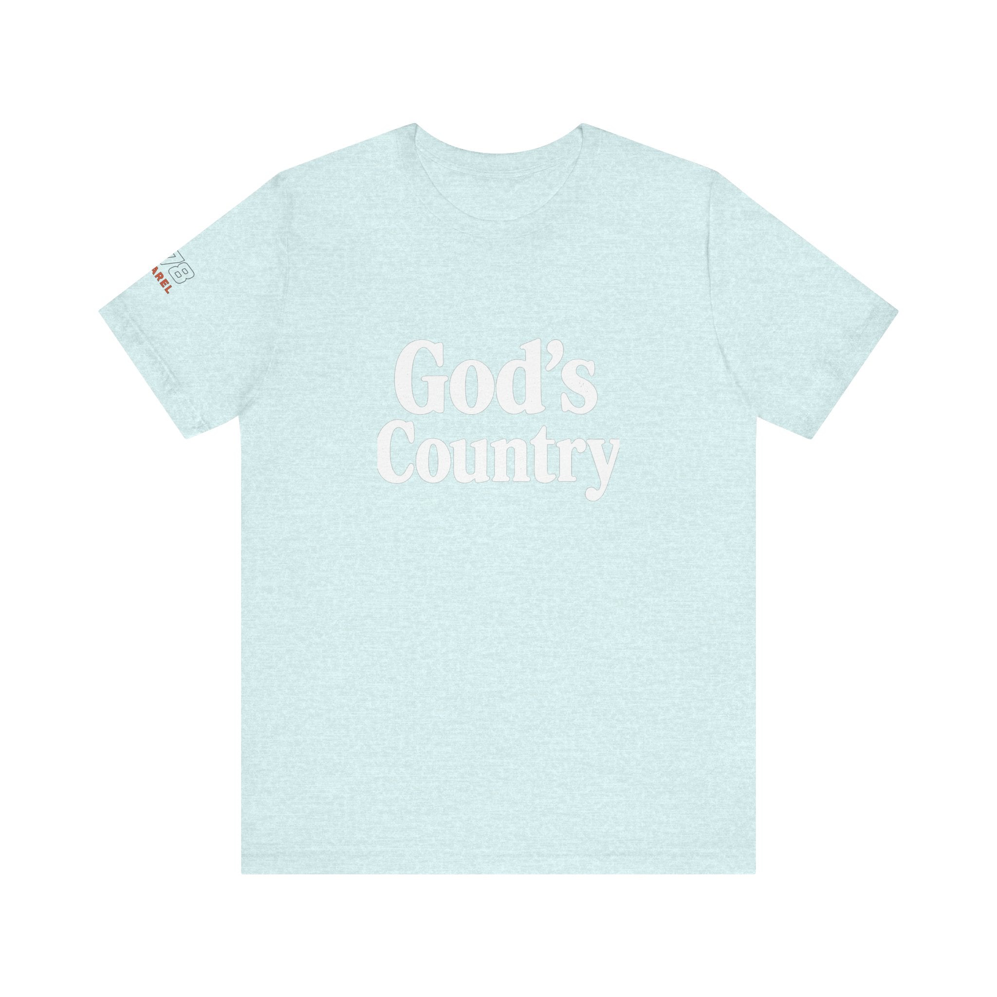 God's Country Tee, Casual Wear, Outdoor Activities, Faith-Based Apparel, Gift for Believers, Summer Wardrobe