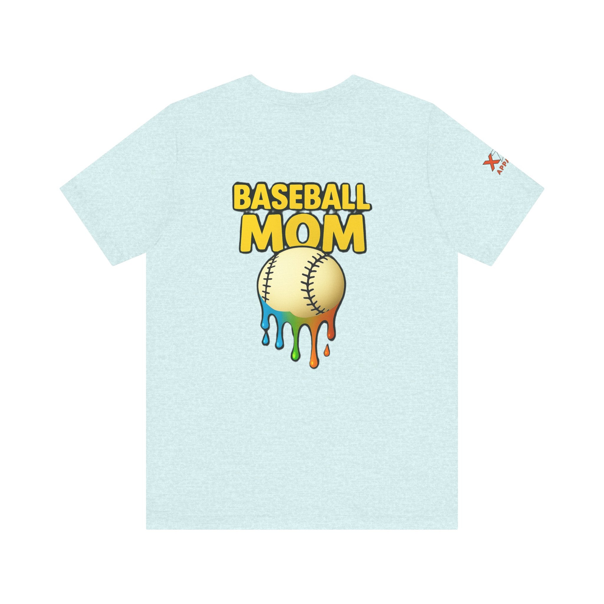 Baseball Mom Drippy Tee - Fun Unisex Jersey Short Sleeve T-Shirt, Perfect Gift for Sports Moms, Game Day Apparel, Mother's Day Gift, Summer Attire