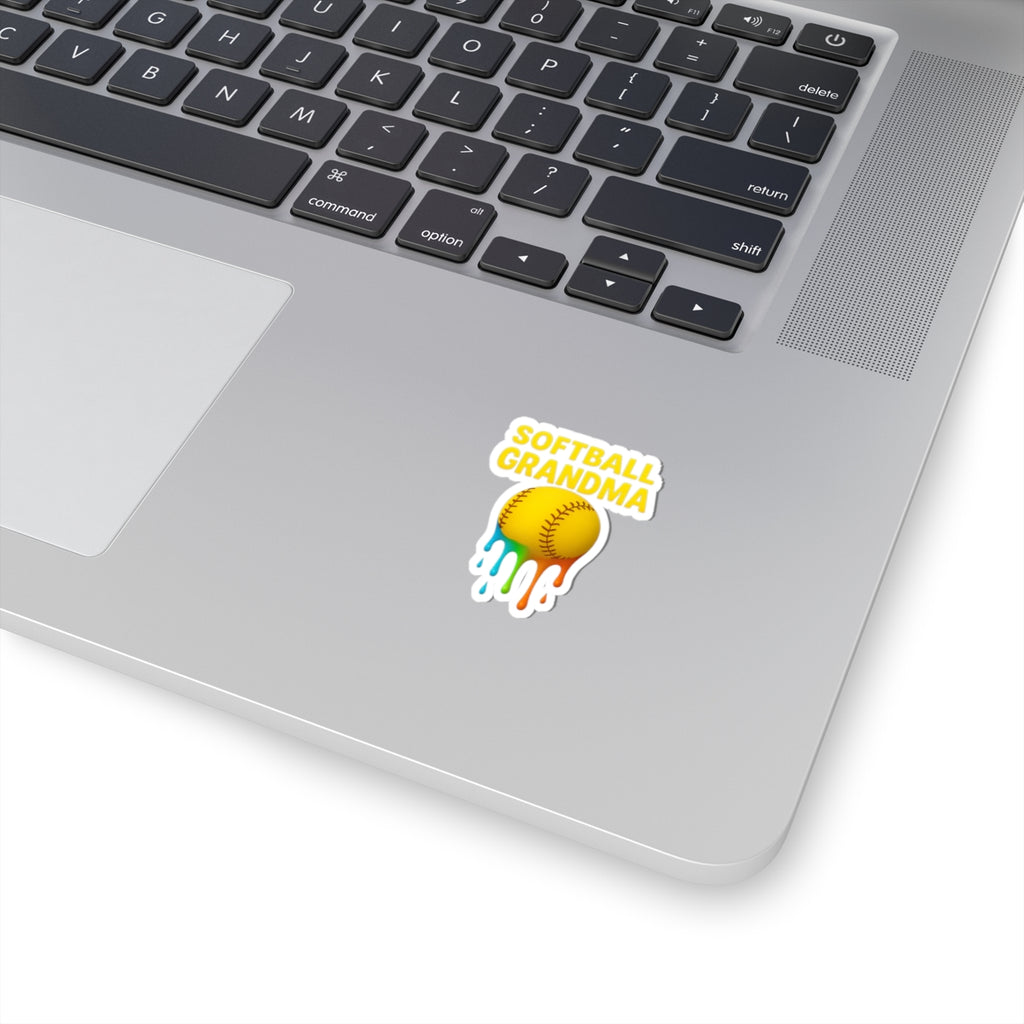 Drippy Softball Grandma Sticker