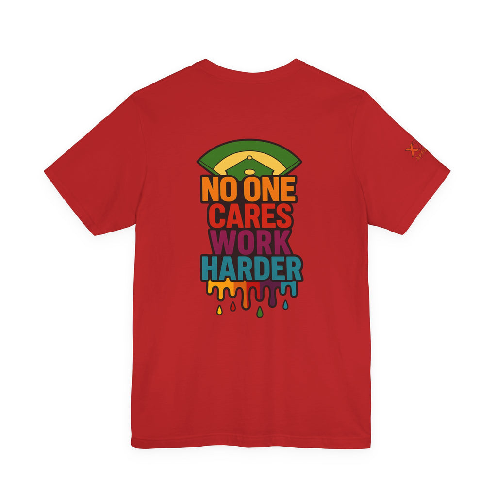 No One Cares Work Harder Drippy Softball Tee | Motivational Short Sleeve Shirt | Unisex Casual Wear | Gift for Hard Workers | Relaxed Fit T-Shirt | [...]