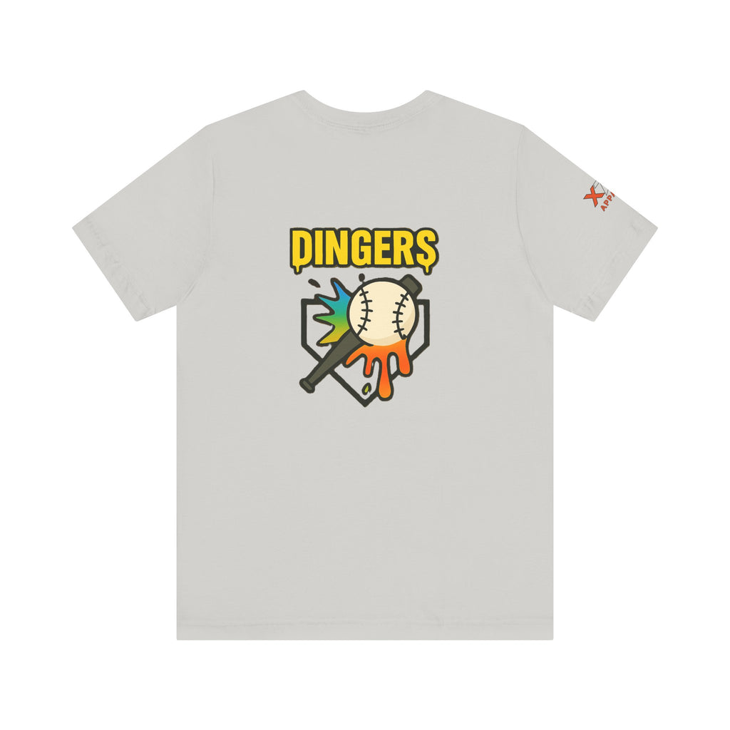 Dingers Baseball Graphic Tee, Unisex Sports Shirt, Dingers Baseball Tee, Trendy Sportswear, Perfect Gift for Athletes