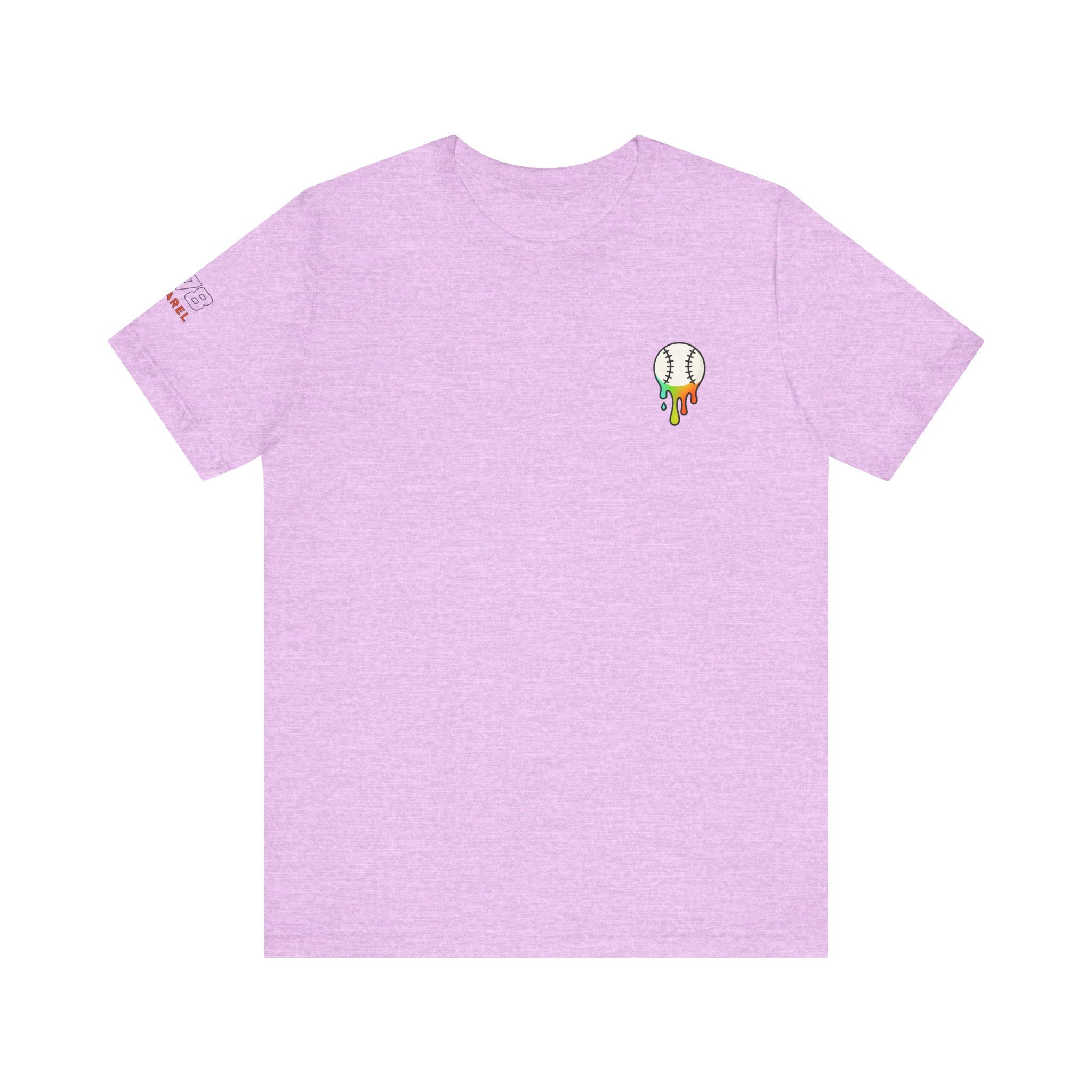Whatever Blue Drippy Colorful Playful Tee for Baseball Lovers, Unique Sports Shirt, Fun Gift for Gamers, Unisex Summer Wear, Casual Tee for All Occasions