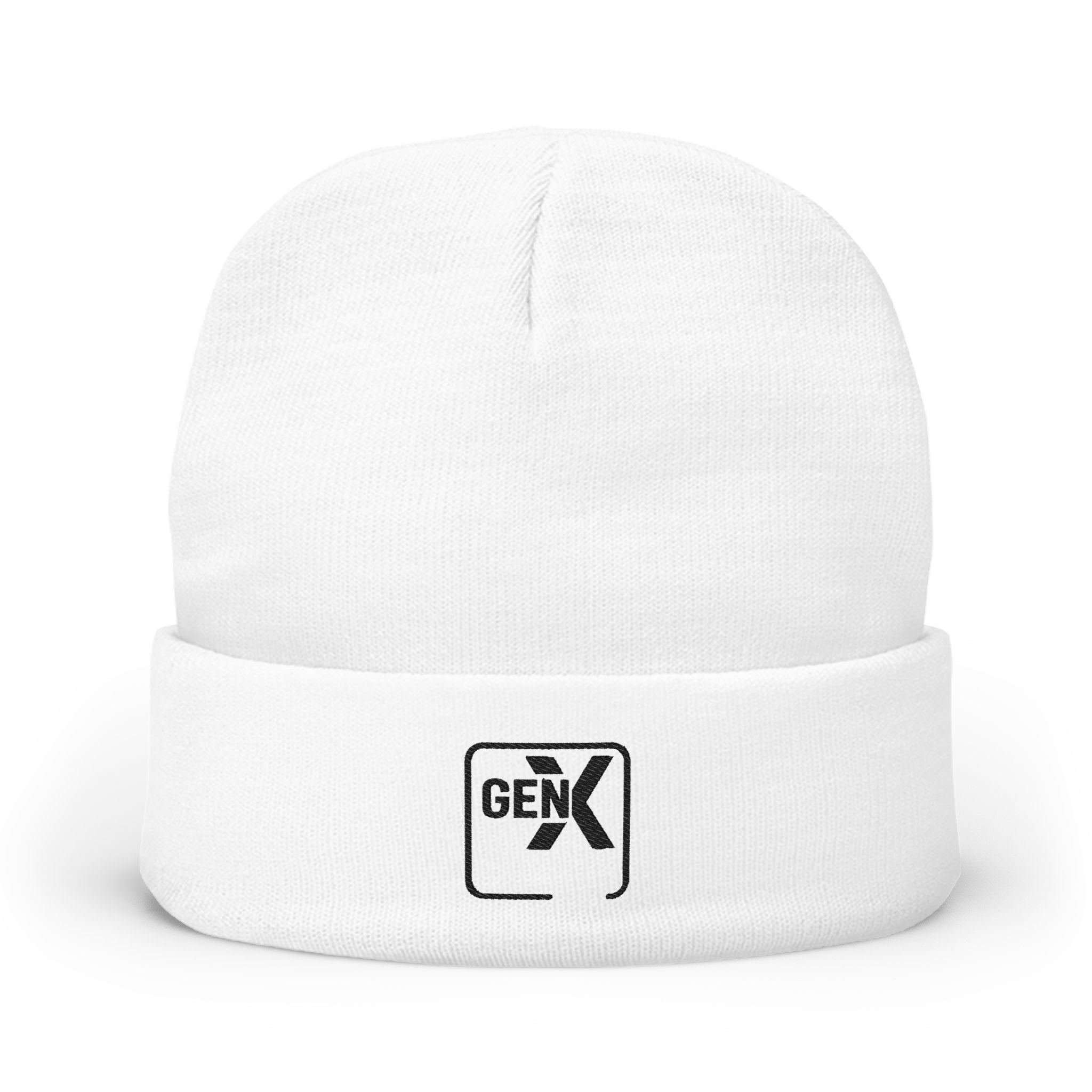 'Gen X' Stylish Gen X Knit Beanie, Cozy Winter Hat, Embroidered Beanie, Unique Gift for Gen X Lovers, Casual Everyday Wear, Trendy Accessory