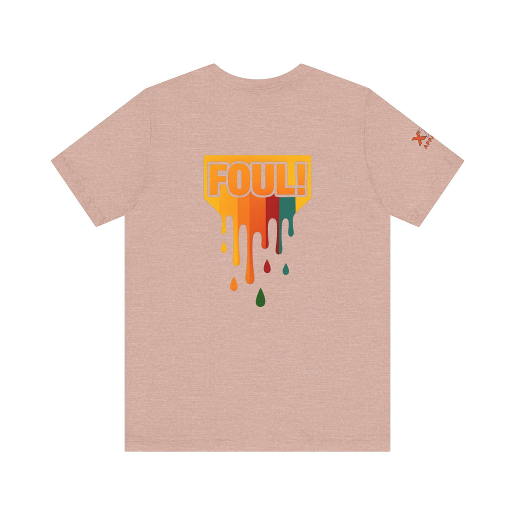 Foul Drippy Graphic Tee, Unisex Short Sleeve Shirt, Casual Streetwear, Perfect for Sports Fans, Gift for Friends